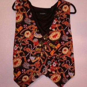 Vintage Womens Christmas Vest One size fits all